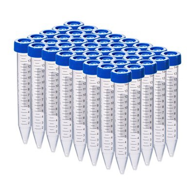 50ml Flat Top centrifugalne cijevi Konični donji nestacionarni autocalvabilni prostor za pisanje diploma